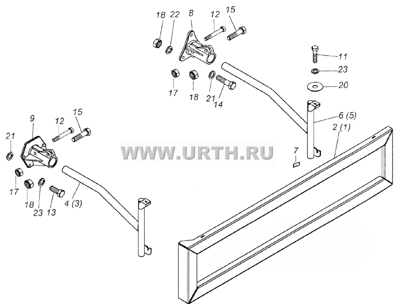 6520-8410003 Установка боковой защиты